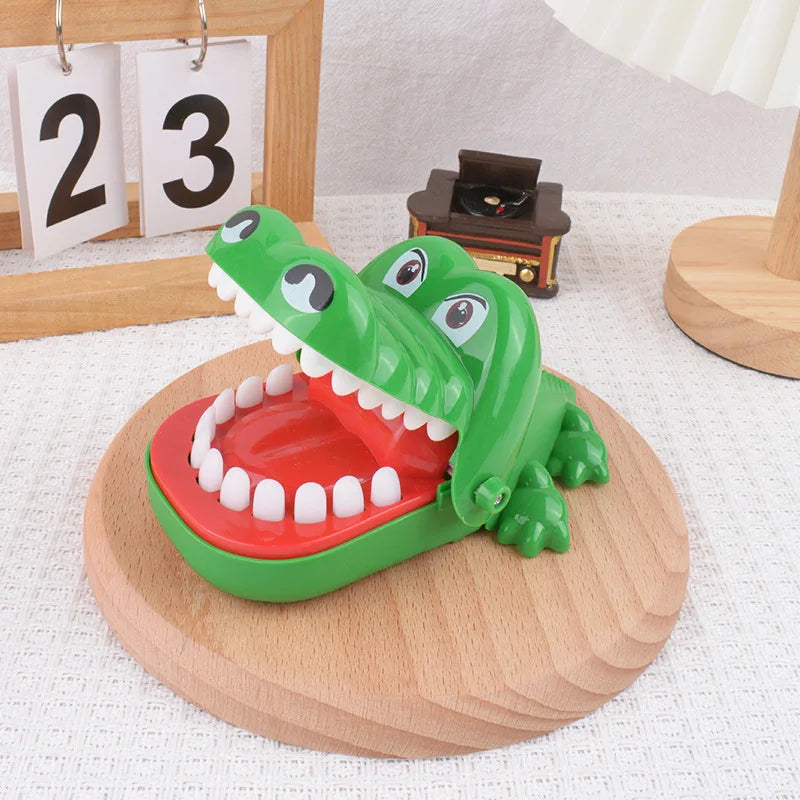 Dentes de crocodilo jacaré mordendo dedo jogos dentista engraçado para festa e crianças jogo de sorte brincadeiras criatividade brinquedos para crianças